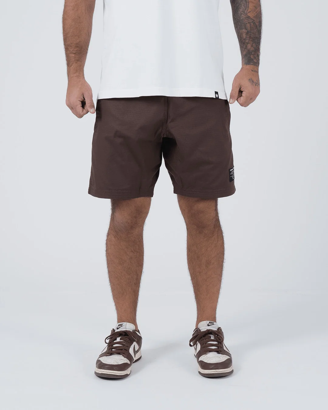 Casual Gi Shorts - Brown - Image 2