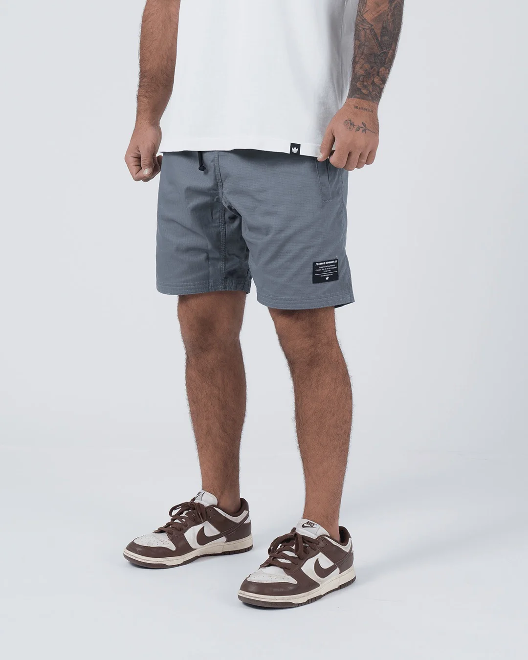 Casual Gi Shorts - Grey - Image 2