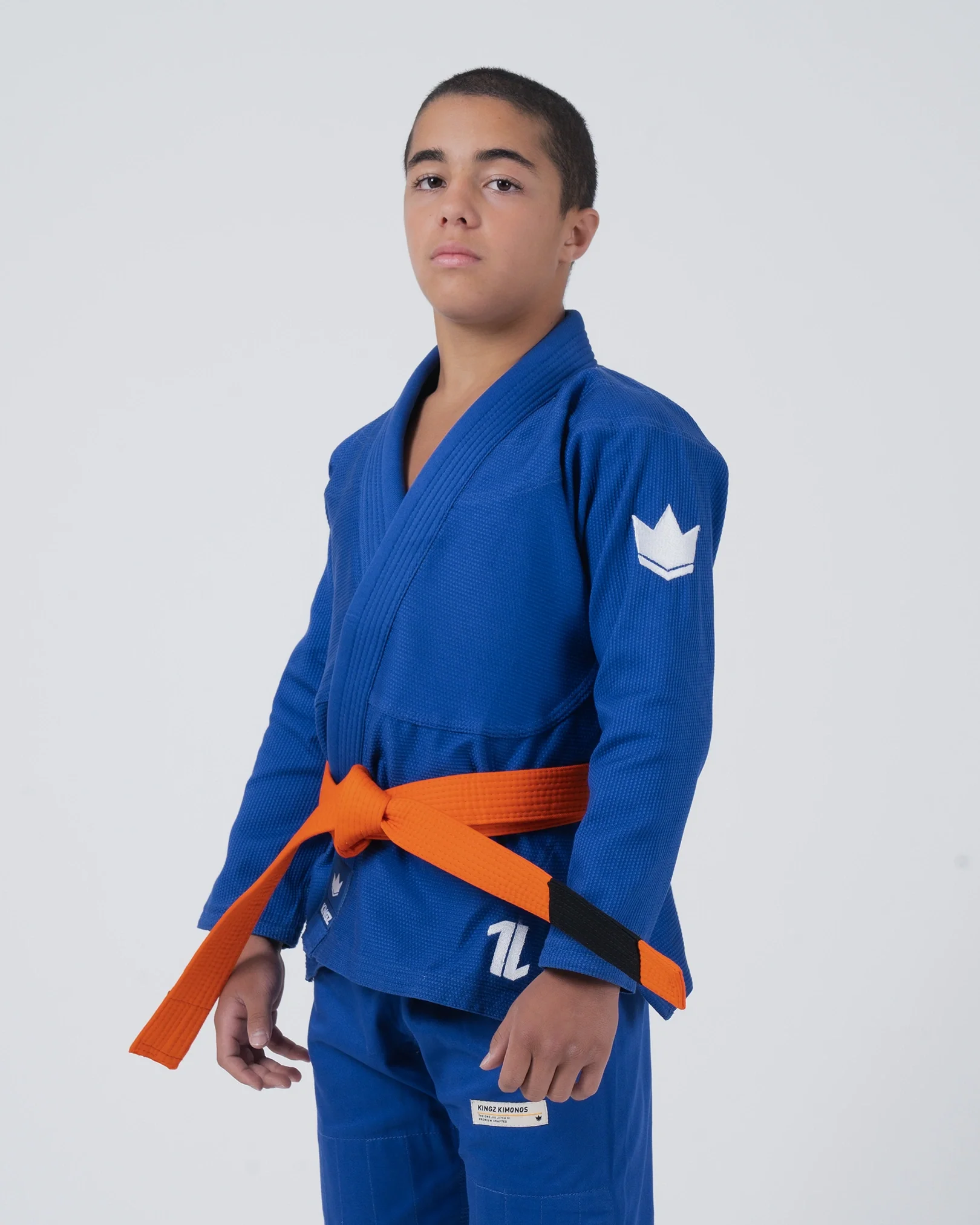 The ONE V2 Kids BJJ Gi - Blue - Image 2