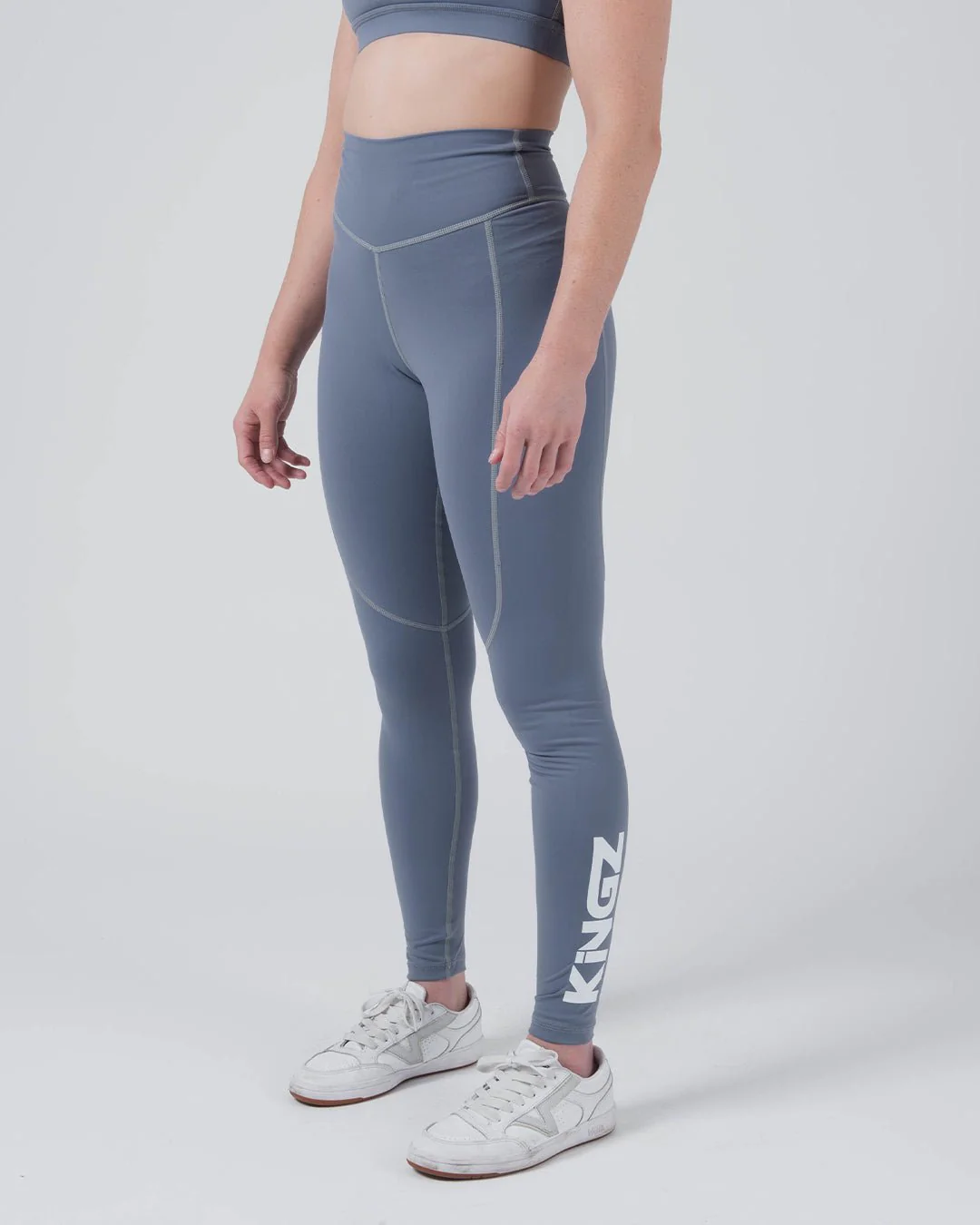 Kore Women's Grappling Spats - Smoke Blue - Image 2
