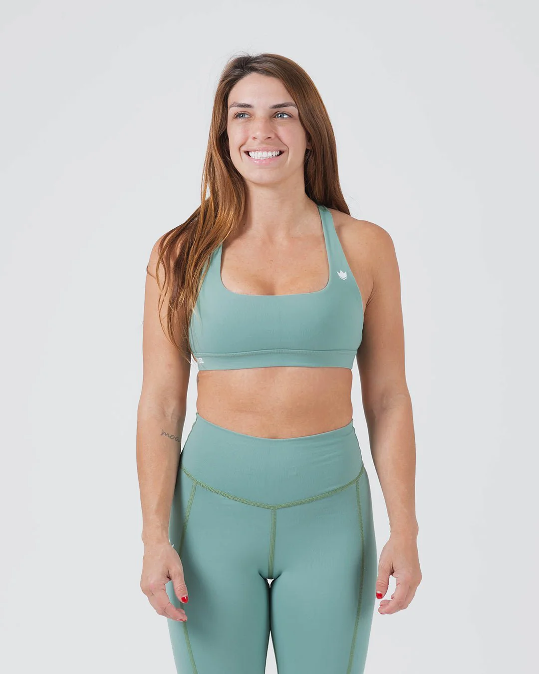 Kore Women's Sports Bra - Green - Image 2